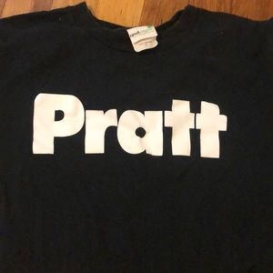 Pratt NY art school size small unisex tee black